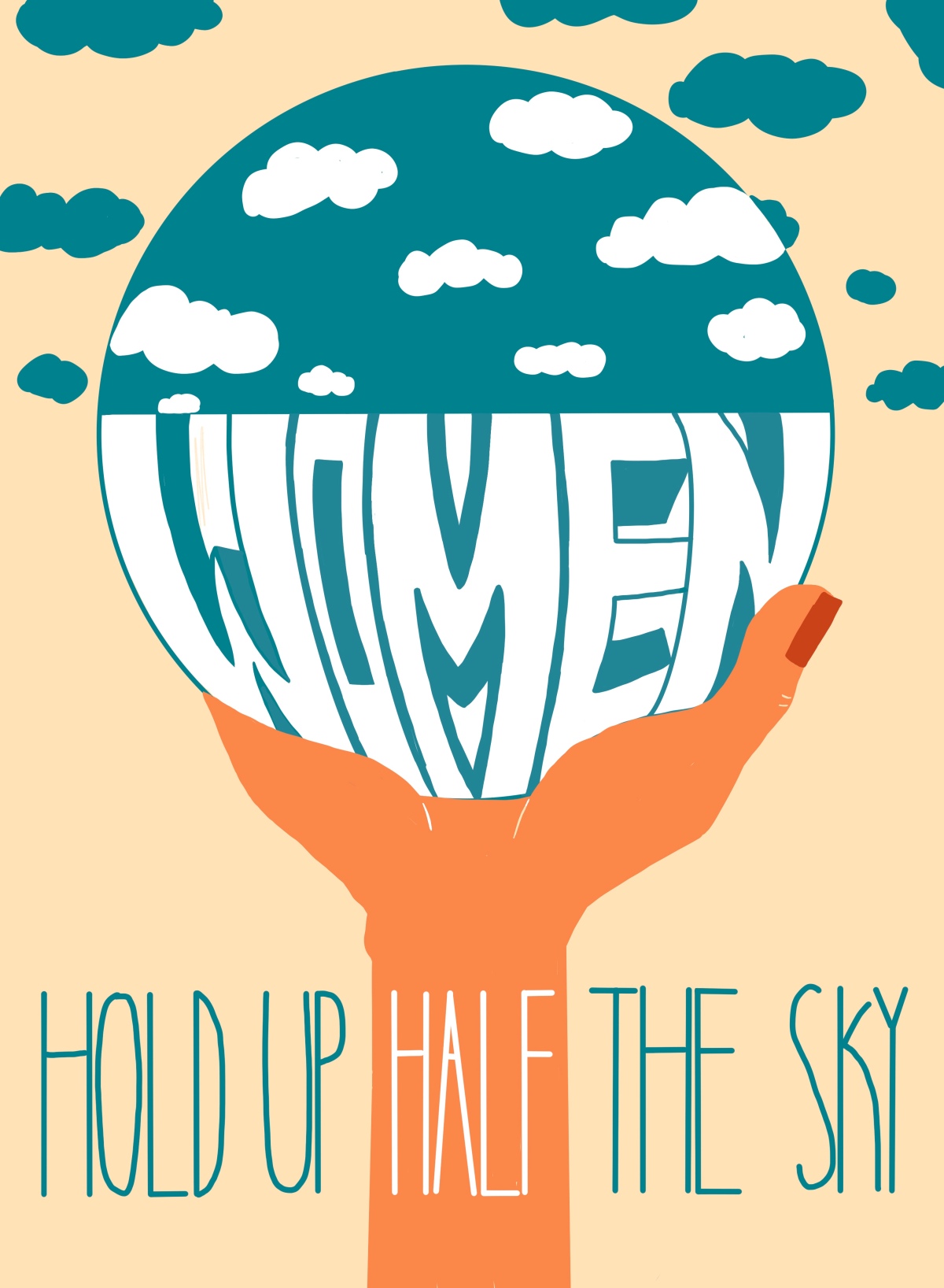 Women hold up half the sky